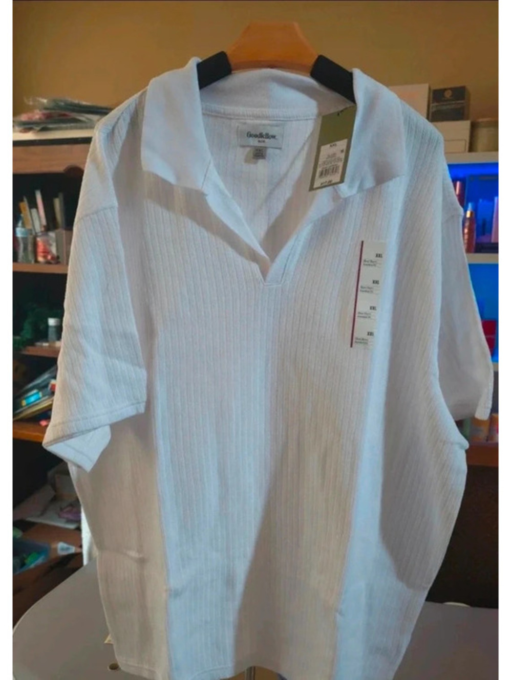 Mens Ribbed Polo Shirt